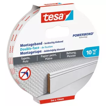 Nastro da montaggio TESA 77743-00000-00 5 m bianco 19 mm