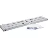 InLine rack pieghevole 19 pollici, 2HE, profondità 24-40cm, grigio