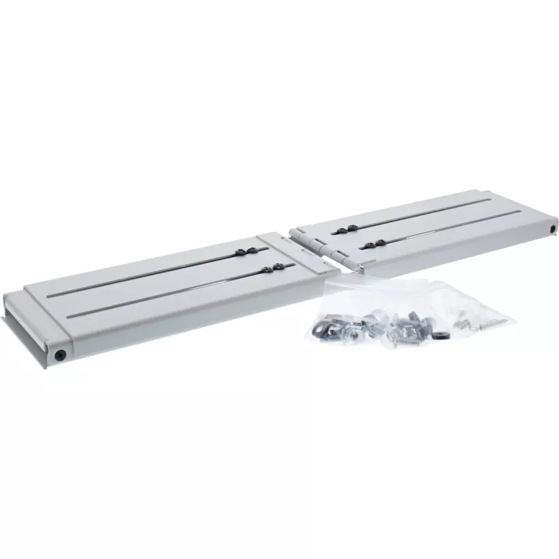 InLine rack pieghevole 19 pollici, 2HE, profondità 24-40cm, grigio