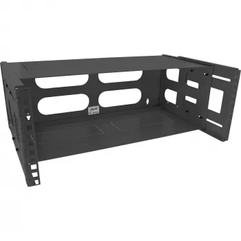 Rack per montaggio a parete InLine rack pieghevole 19 pollici 4U profondità 24-40cm nero