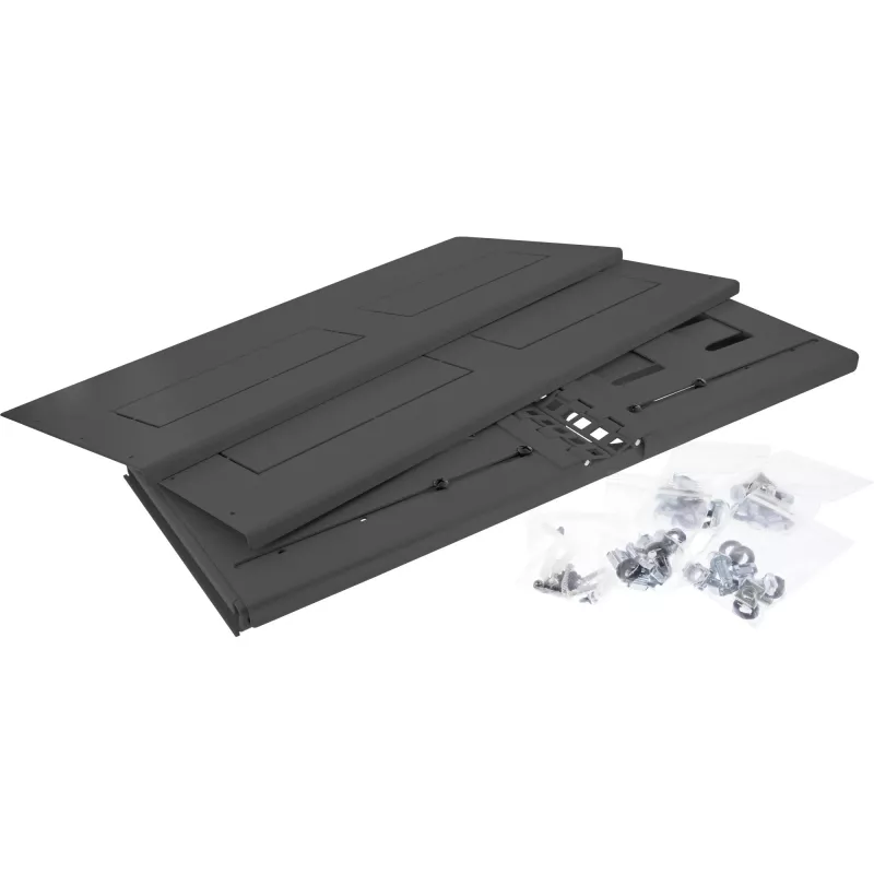 Rack per montaggio a parete InLine rack pieghevole 19 pollici 4U profondità 24-40cm nero