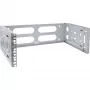 Rack per montaggio a parete InLine 19 pollici 4HE profondità 24–40 cm grigio