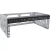 Rack per montaggio a parete InLine 19 pollici 4HE profondità 24–40 cm grigio