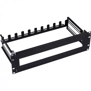 Quadro di sicurezza InLine 19106A 19 pollici acciaio nero 3U
