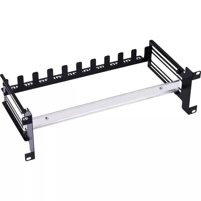 Quadro di sicurezza InLine 19106A 19 pollici acciaio nero 3U