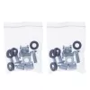 Barra di fissaggio InLine 19 pollici 3U, con guida DIN, nero