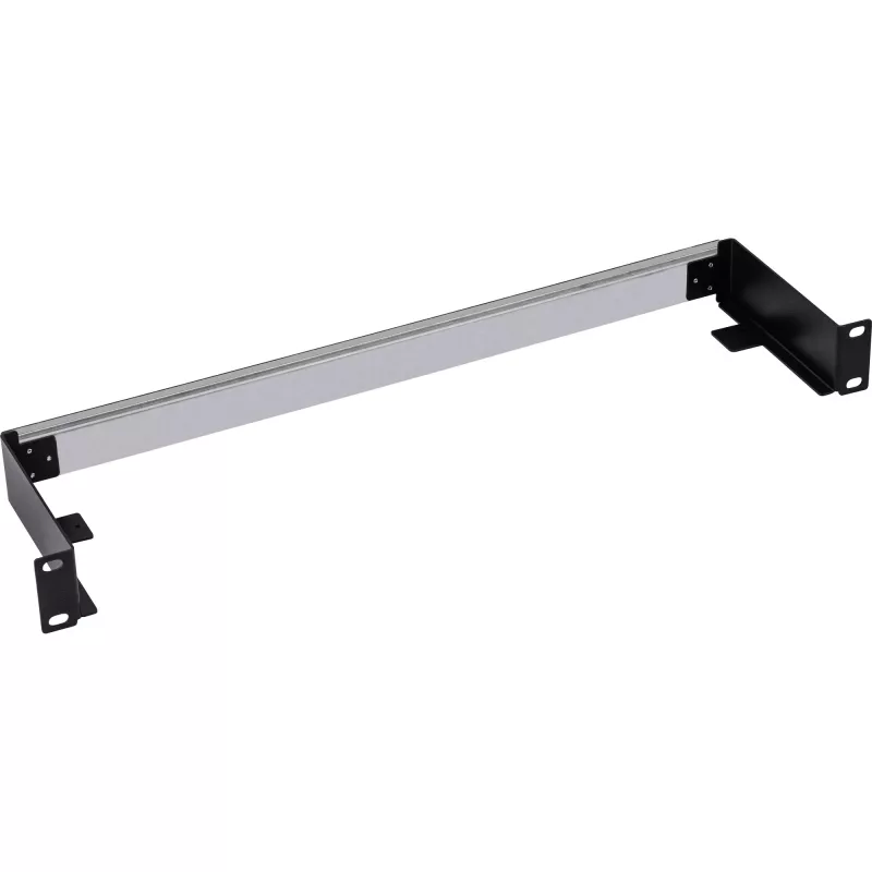 Pannello per guida DIN InLine 19106C 1U orizzontale verticale acciaio nero grigio