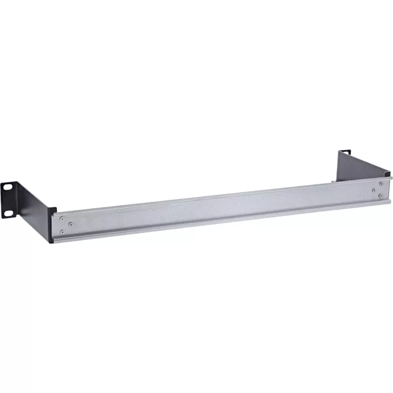Pannello per guida DIN InLine 19106C 1U orizzontale verticale acciaio nero grigio