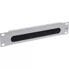 InLine piastra passacavi 10 pollici con spazzola, 1U, RAL 7035 grigio