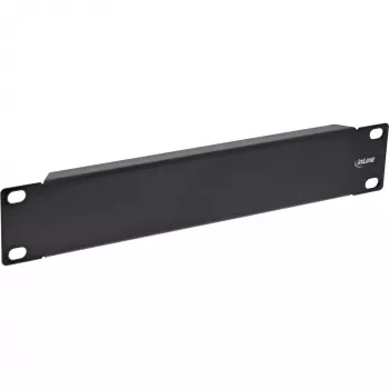 InLine copertura cieca 10 pollici, 1U, RAL 9005 nero