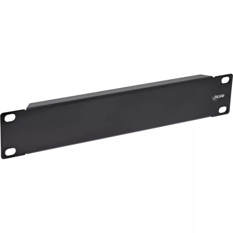 InLine copertura cieca 10 pollici, 1U, RAL 9005 nero