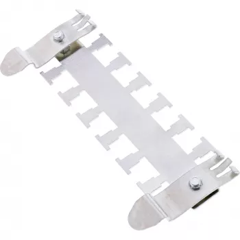 InLine 19109K Guida cavi per guida DIN TS35, metallo