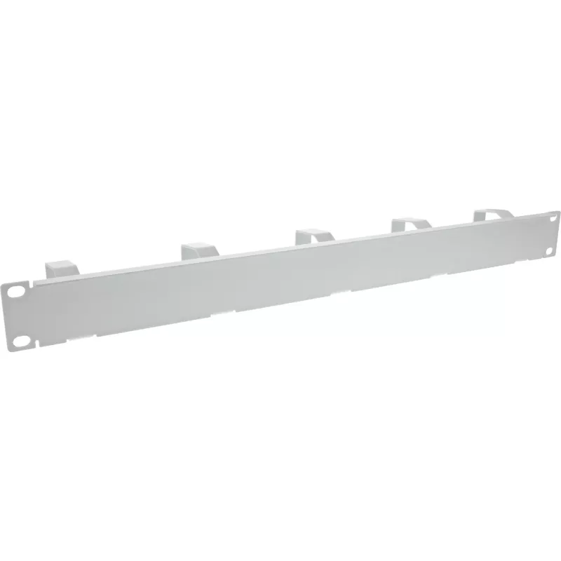 InLine pannello passacavi 19 pollici, 5 piccoli supporti, RAL7035, grigio