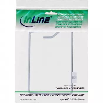 InLine fermacavi, metallo, zincato, apertura lato corto, 140x100mm