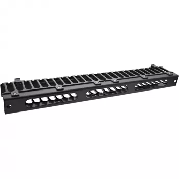 InLine pannello di gestione cavi 19 pollici 1U, RAL 9005 nero