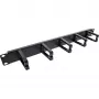 Pannello di gestione cavi InLine 19110O 19 pollici nero metallo 5 supporti