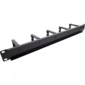 Pannello di gestione cavi InLine 19110O 19 pollici nero metallo 5 supporti