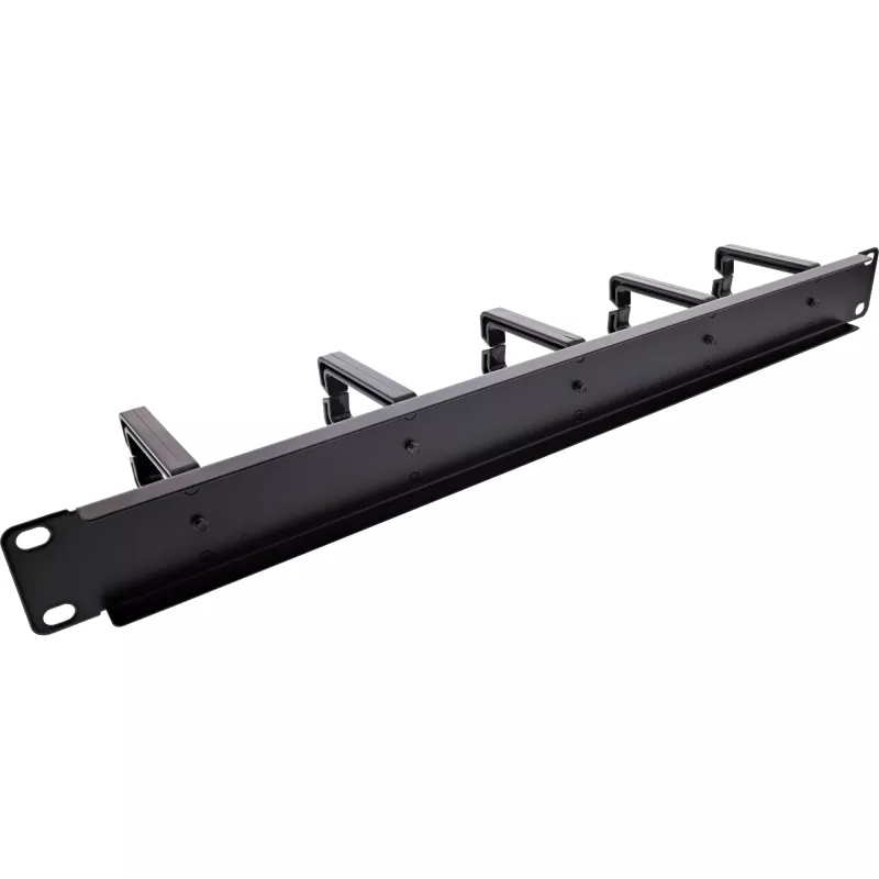Pannello di gestione cavi InLine 19110O 19 pollici nero metallo 5 supporti