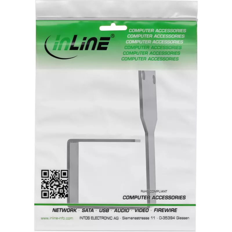 Fermacavo InLine 19110R metallo 50x60mm nero