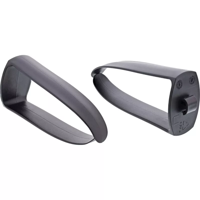 InLine pannello di gestione cavi 19 pollici, 5 supporti in plastica rimovibili, RAL 9005 nero