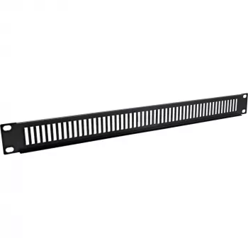 InLine pannello cieco forato 19 inch 1HE RAL 9005 nero
