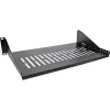 Ripiano rack InLine 19 pollici 250 mm 20 kg 2U RAL 9005 nero