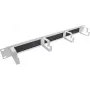 InLine pannelli passacavi 19 pollici con inserto a spazzola e 4 supporti, 1U, RAL 7035