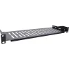 InLine ripiano 19 pollici, 150 mm, 10 kg, 1U, RAL 9005 nero