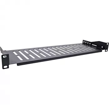 InLine ripiano 19 pollici, 150 mm, 10 kg, 1U, RAL 9005 nero