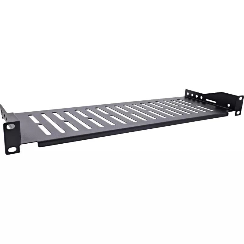 InLine ripiano 19 pollici, 150 mm, 10 kg, 1U, RAL 9005 nero