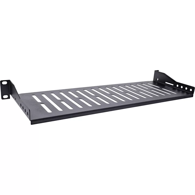 InLine ripiano 19 pollici, 150 mm, 10 kg, 1U, RAL 9005 nero
