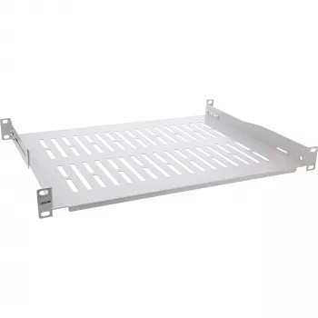 InLine ripiano 19 pollici, 350 mm, 50 kg, 1U, RAL 7035 grigio
