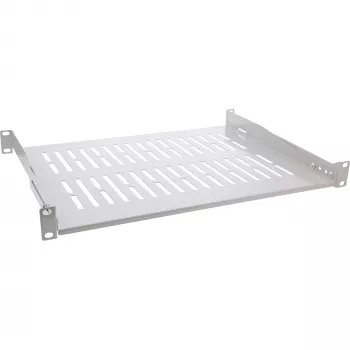 InLine ripiano 19 pollici, 350 mm, 50 kg, 1U, RAL 7035 grigio