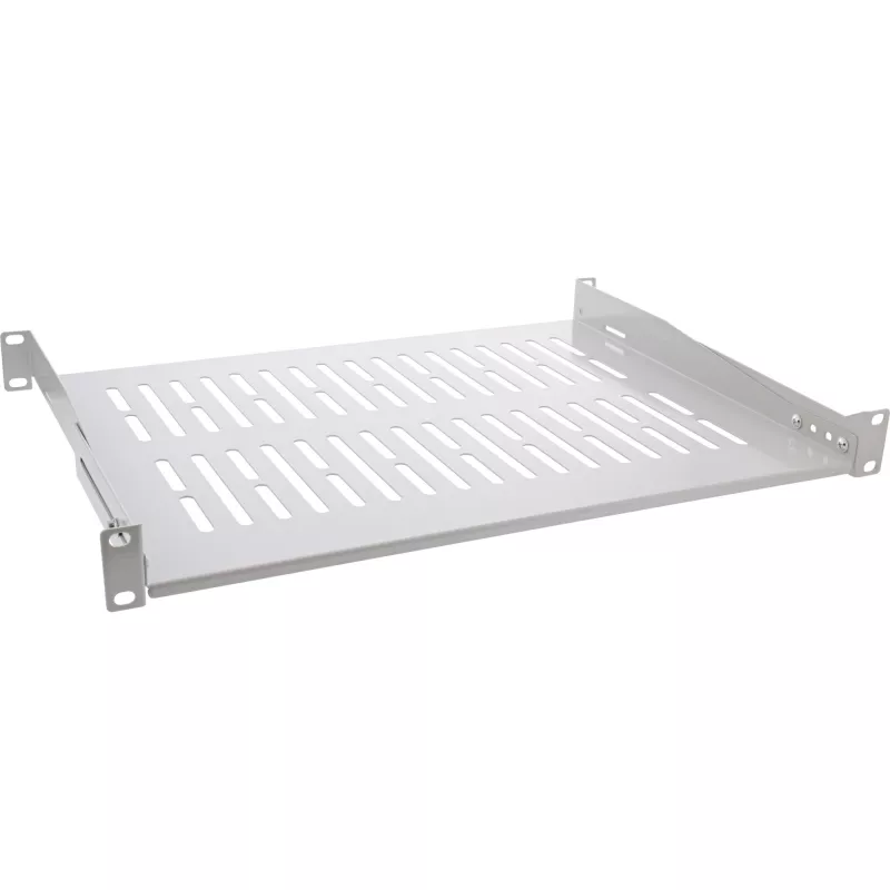 InLine ripiano 19 pollici, 350 mm, 50 kg, 1U, RAL 7035 grigio