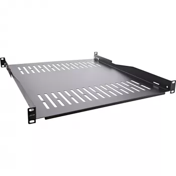 InLine ripiano 19 pollici, 550 mm, 50 kg, 1U, RAL 9005 nero