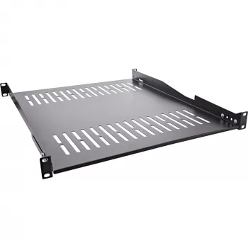 InLine ripiano 19 pollici, 550 mm, 50 kg, 1U, RAL 9005 nero