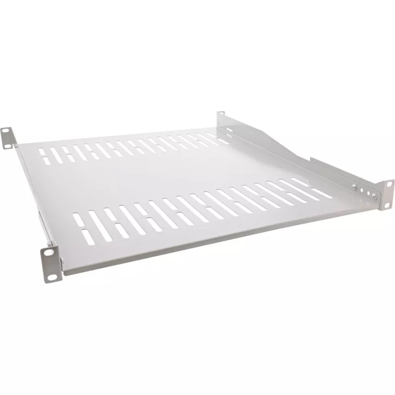 InLine ripiano 19 pollici, 550 mm, 50 kg, 1U, RAL 7035 grigio