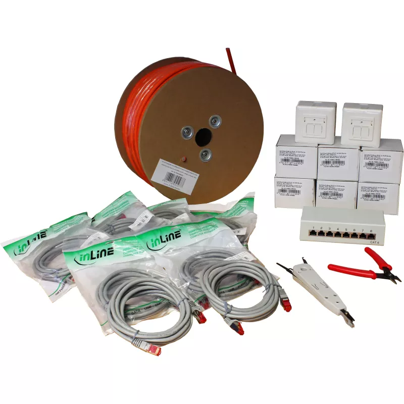 InLine 20155I cavo di rete 100 m Cat6 S/FTP (S-STP)