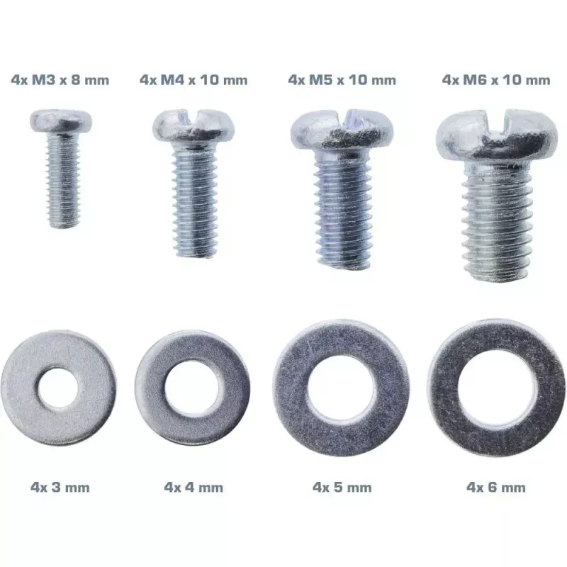 InLine set di viti 32 pezzi per supporti proiettore