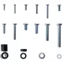 InLine set di viti 68 pezzi per supporto TV da parete, kit di montaggio, parete, zinco, 68 pz., 100 mm, 150 mm