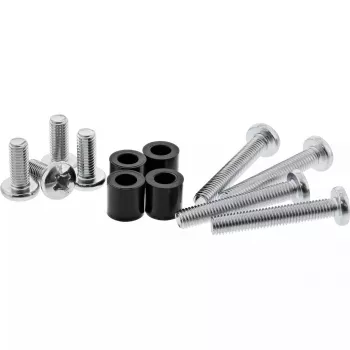 InLine set di viti 8 pz. 4x M8x20mm/M8x50mm/4x distanziali 15mm per supporto da parete