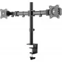 InLine supporto da scrivania, per 2x TFT/LCD/LED fino a 68 cm (27 pollici), max. 2x8 kg