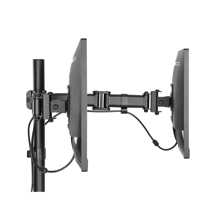 InLine supporto da scrivania, per 2x TFT/LCD/LED fino a 68 cm (27 pollici), max. 2x8 kg