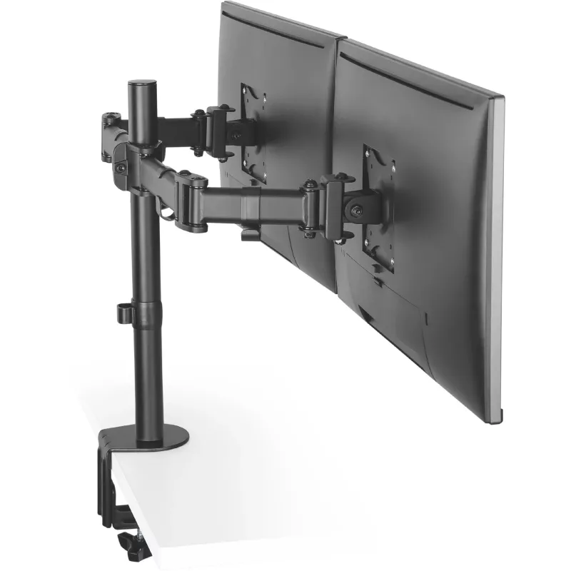 InLine supporto da scrivania, per 2x TFT/LCD/LED fino a 68 cm (27 pollici), max. 2x8 kg