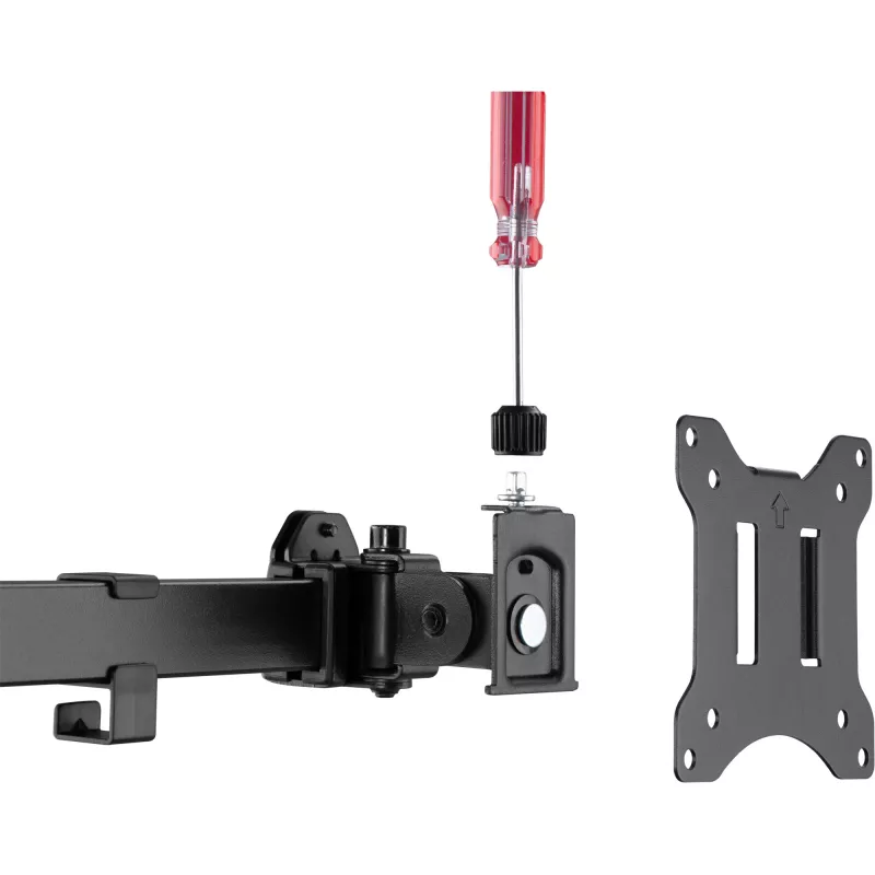 InLine supporto da scrivania per 3x TV / LED / TFT display fino a 81cm 32 pollici max. 7kg