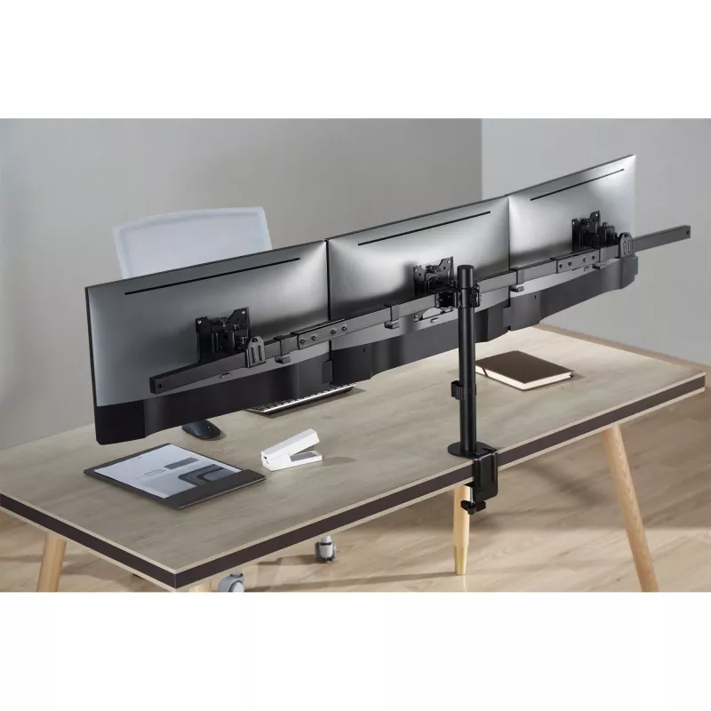 InLine supporto da scrivania per 3x TV / LED / TFT display fino a 81cm 32 pollici max. 7kg