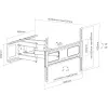 InLine supporto da parete per display 94-178cm 37-70 pollici max. 50kg