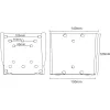 InLine supporto da parete per TFT 33-69 cm 13-27 pollici max. 30 kg