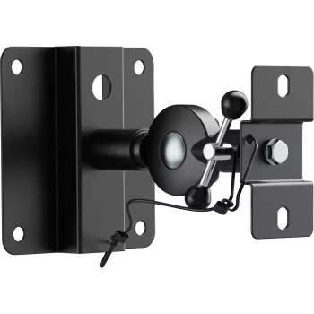 Supporto da parete per diffusori InLine 23126B nero set da 2