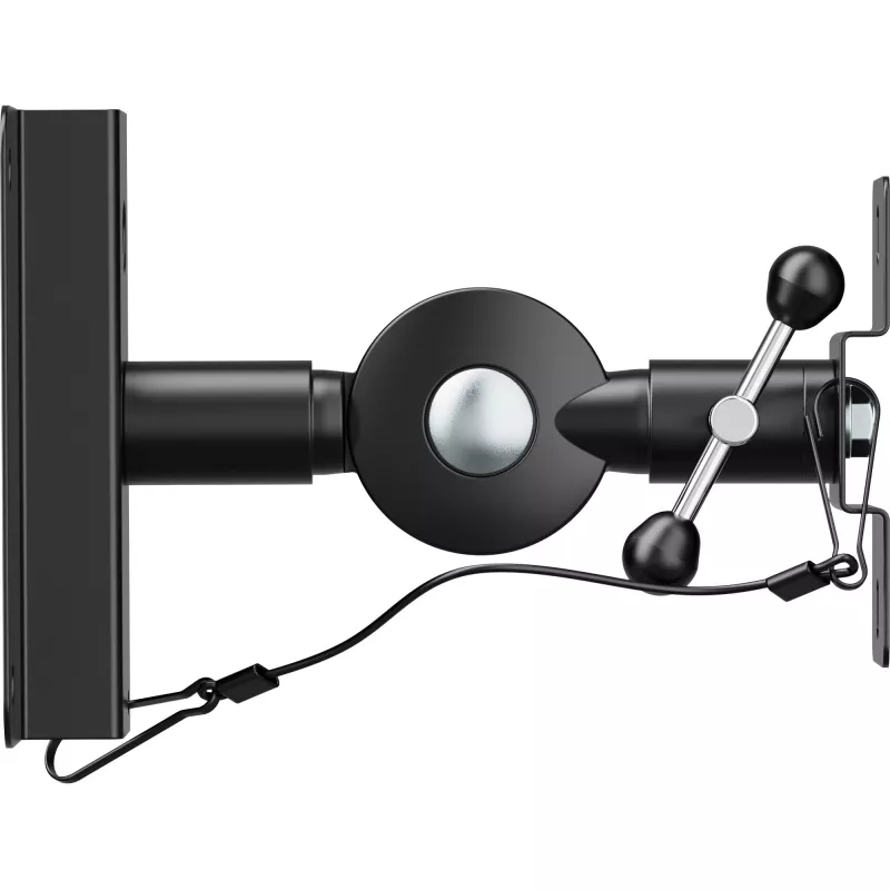 Supporto da parete per diffusori InLine 23126B nero set da 2